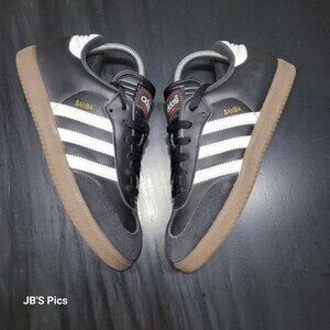 Adidas Samba Classic Men's Black/White/Gum Athletic Shoes 036516 Size 5.5 US